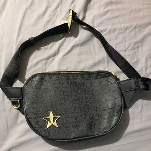Jeffree star crossbody fannypack bag black